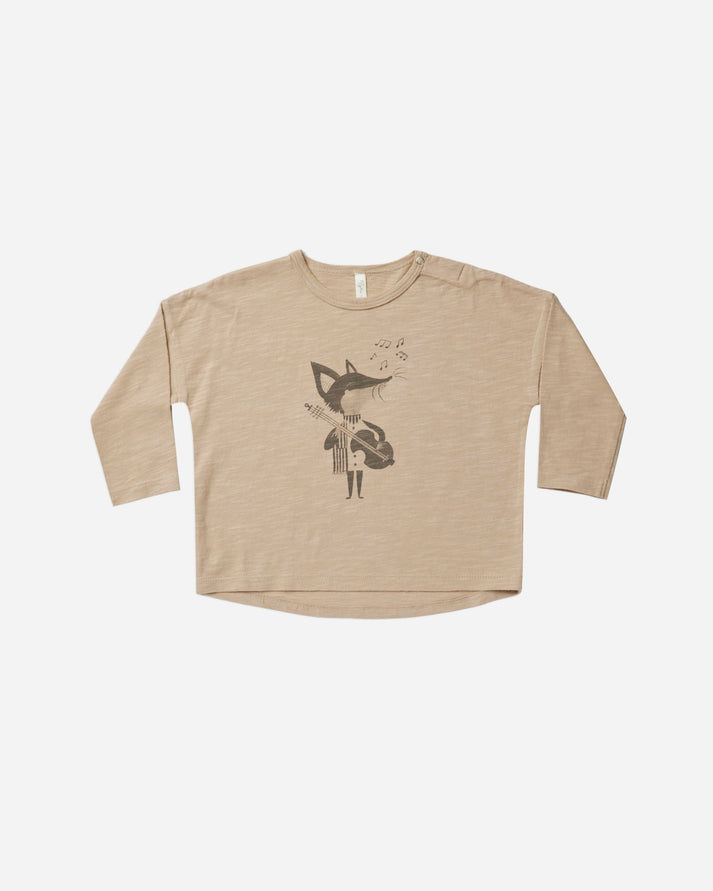 long sleeve tee || fox