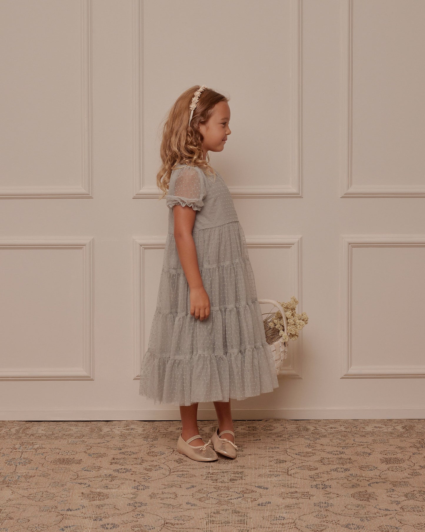 DOTTIE DRESS | DUSTY BLUE