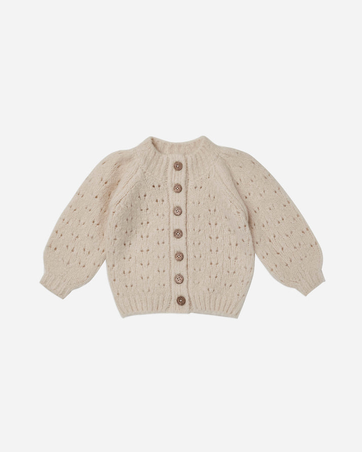 tulip cardigan || natural