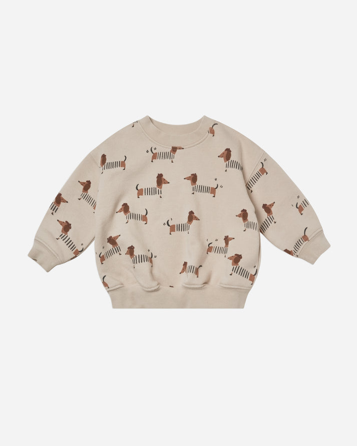 relaxed sweatshirt || dachshund