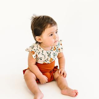 Girl's Bodysuit In TENCEL™ - Flower Vine