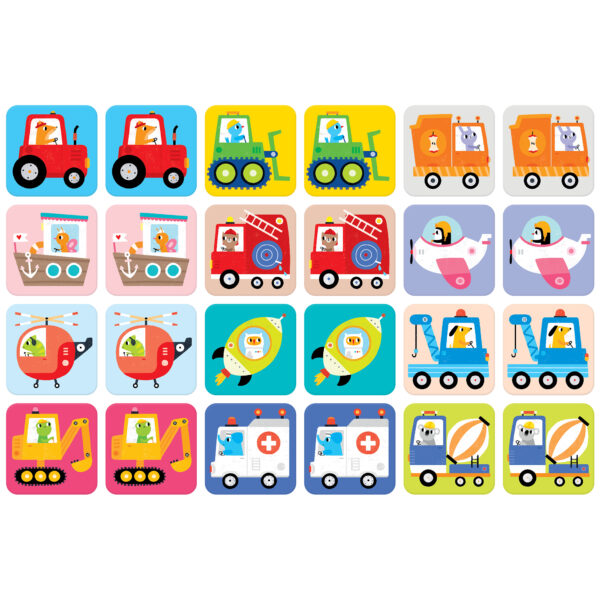 Suuuper Size Memory Game Vehicles