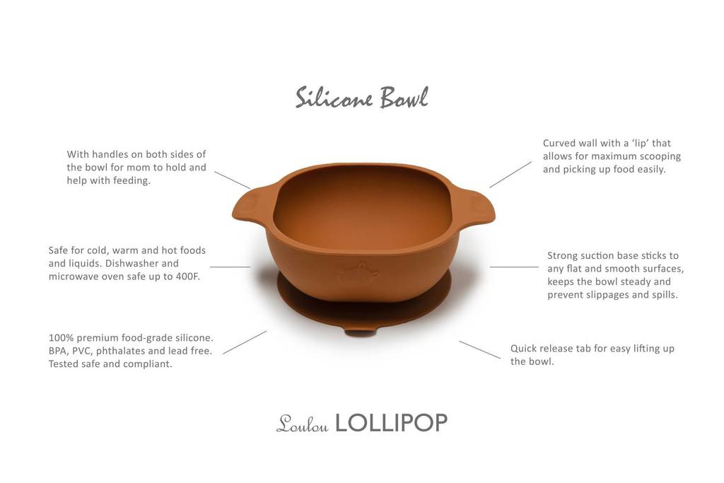 Silicone Snack Bowl - Ginger Honey