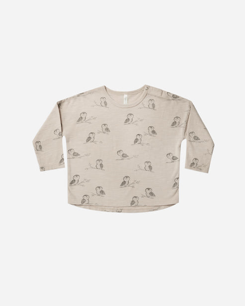 long sleeve tee || owls
