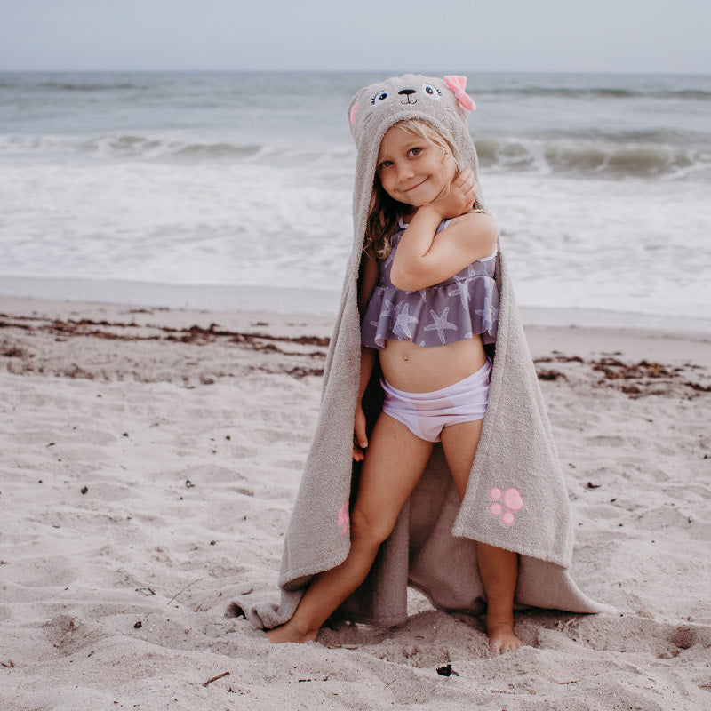 Kitty Cat Hooded Towel