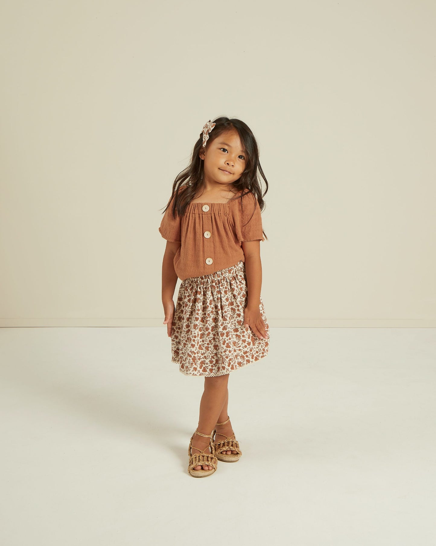 leah top | terracotta