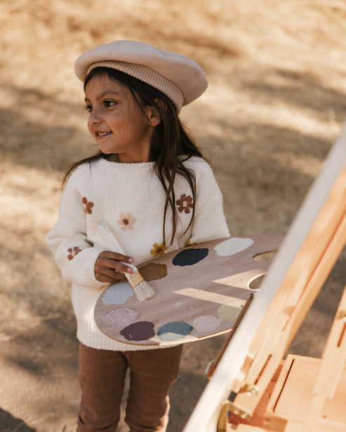 cassidy sweater || flowers
