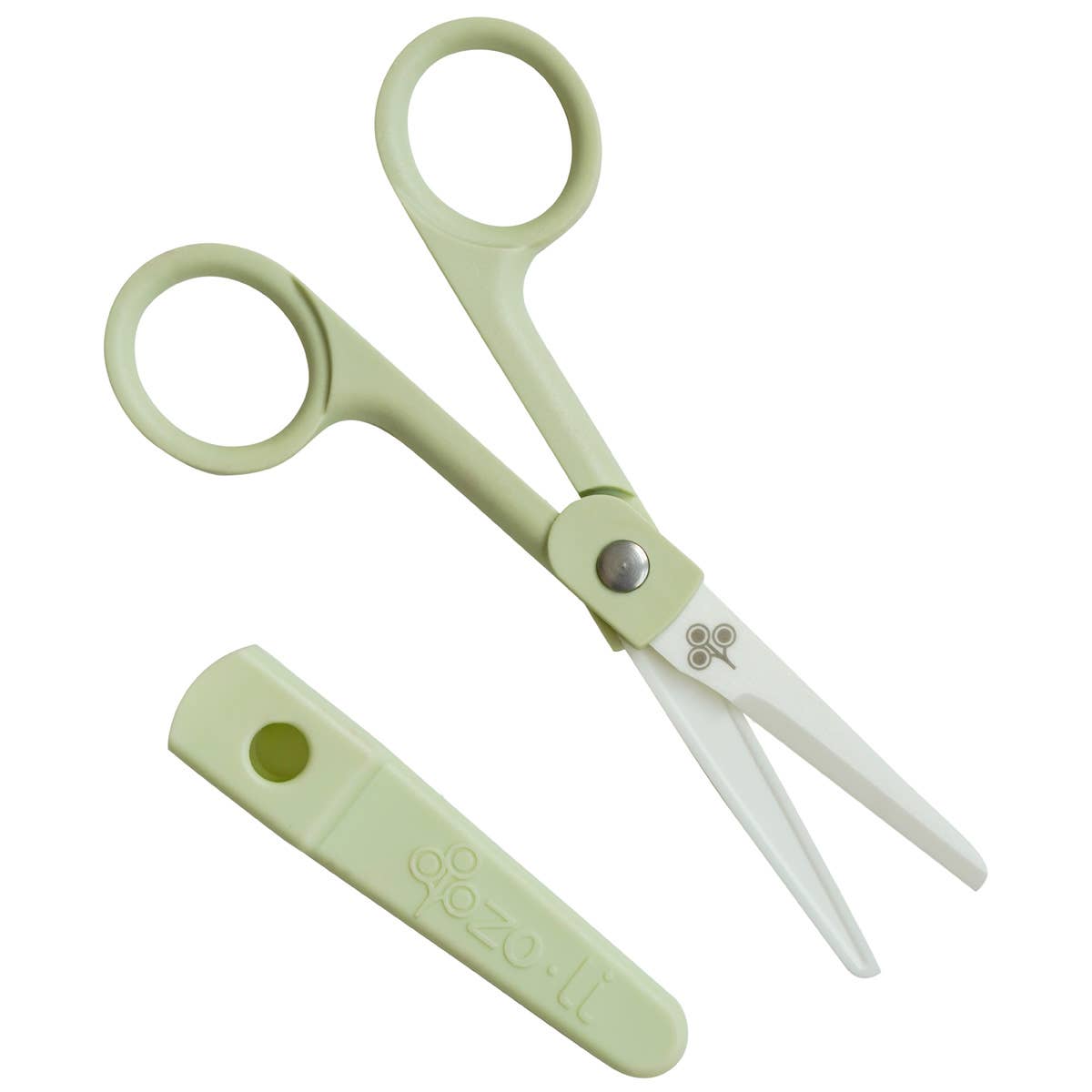 SNIP Ceramic Food Scissors - Sage Green