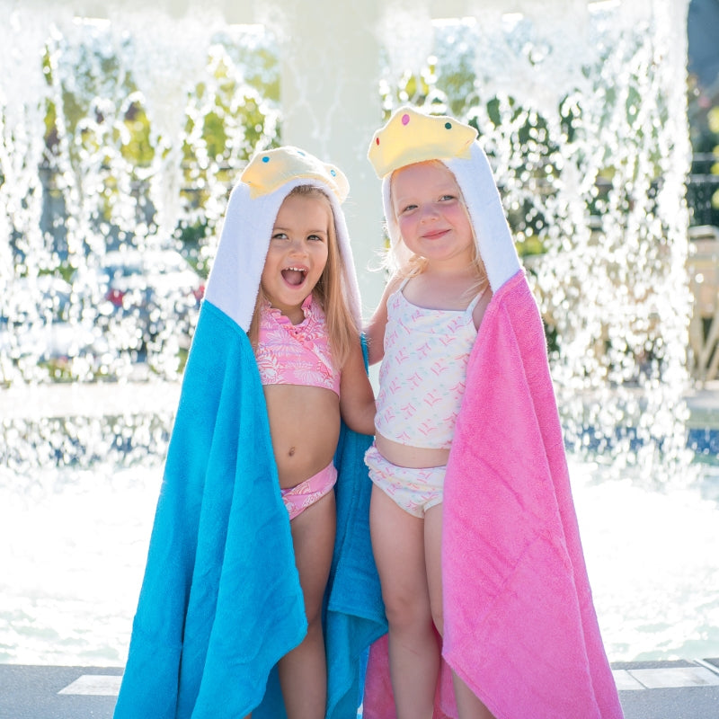 Princess Pink Hooded Towel