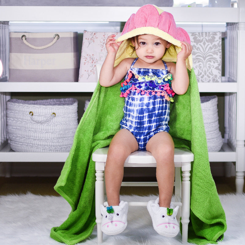 Flower Hooded Towel