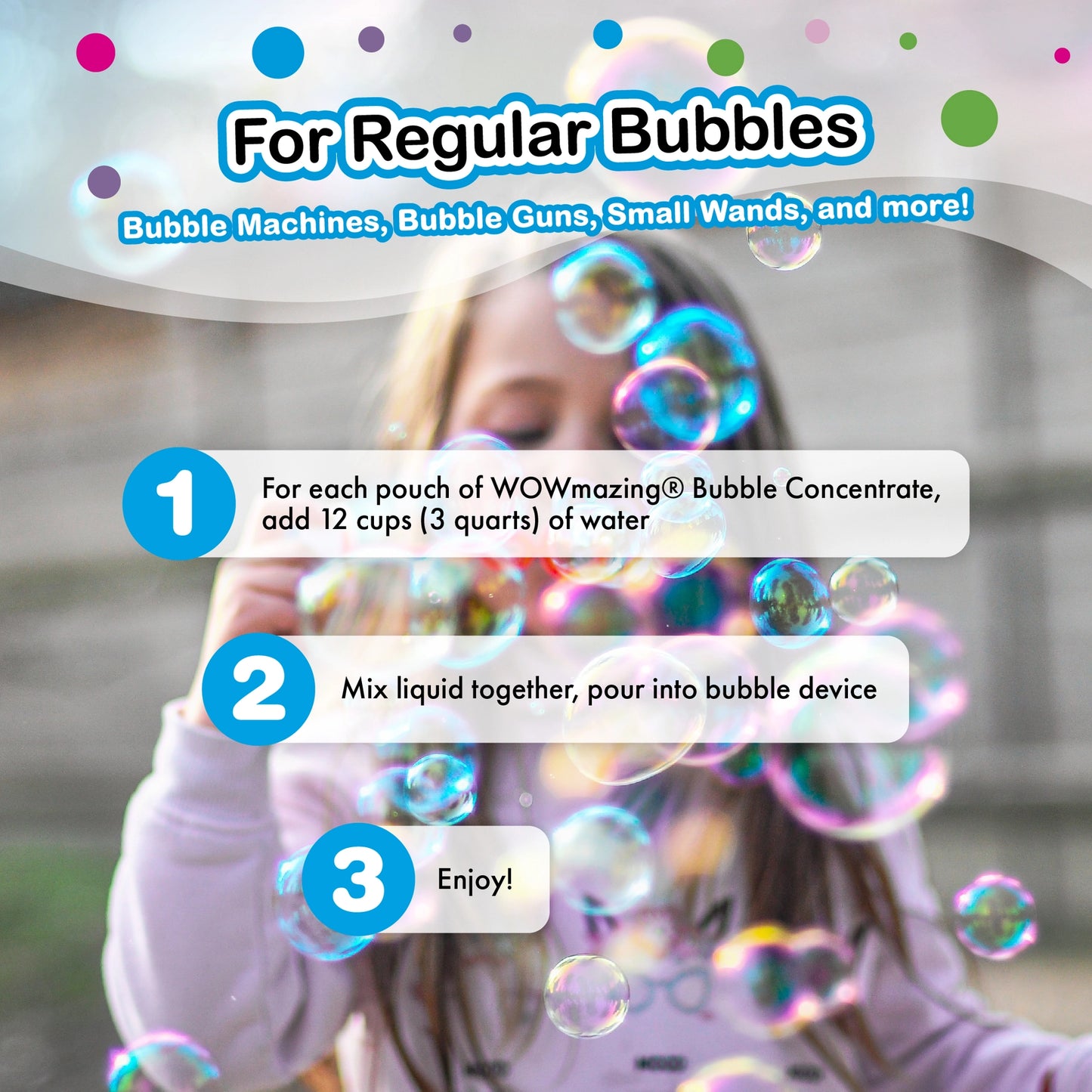 WOWmazing™ Giant Bubble Concentrate Solution 5-Pack