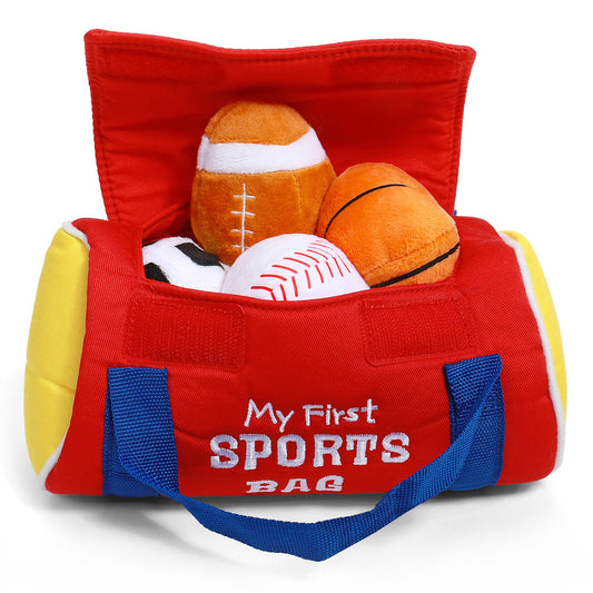 MY FIRST SPORTS BAG PLAYSET, 8 IN