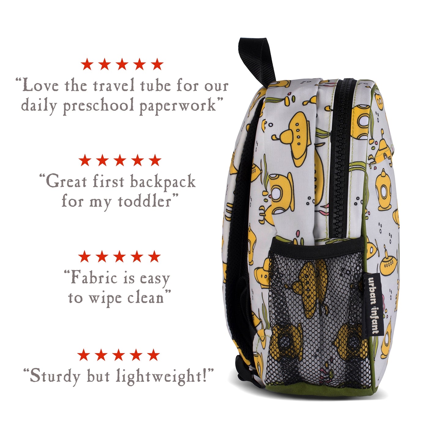 Urban Infant Packie Toddler Backpack - Submarines