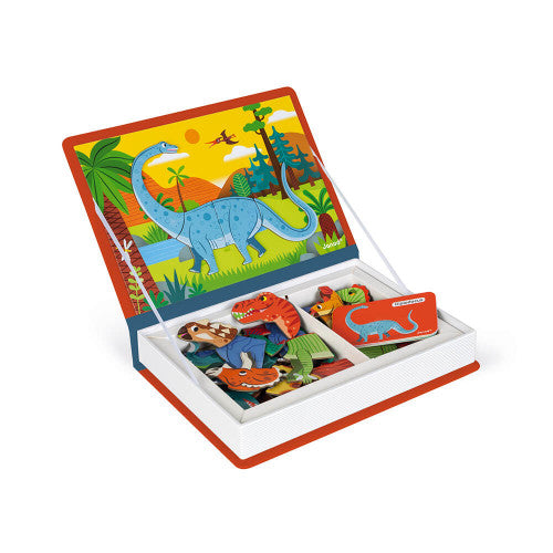 DINOSAURS MAGNETI'BOOK, 40 MAGNETS