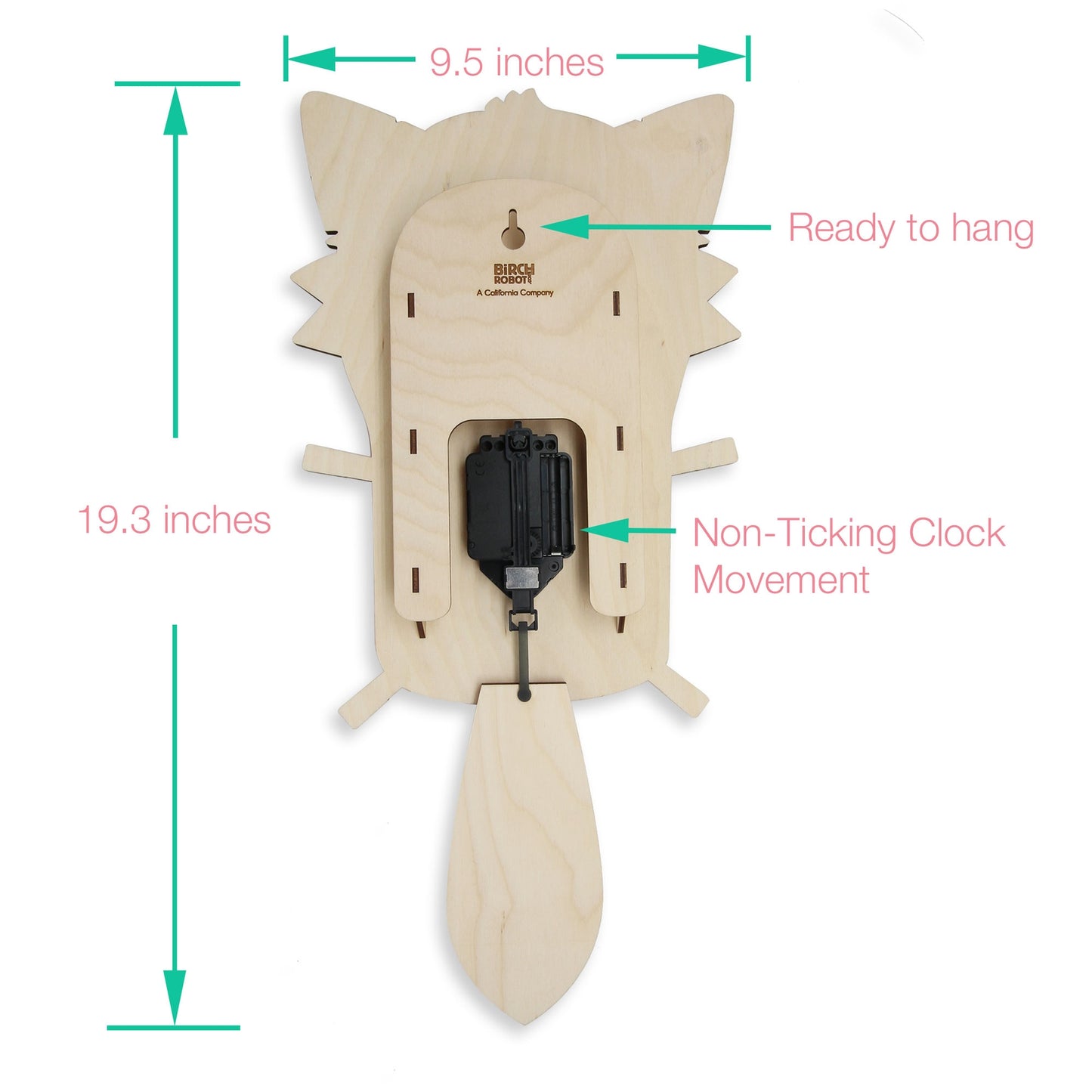 Hunter the Fox Clock