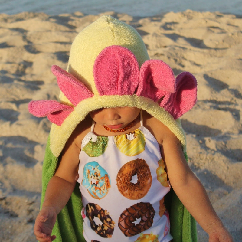 Flower Hooded Towel