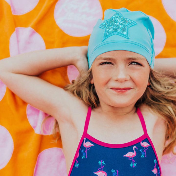 Lagoon Star Swim Cap
