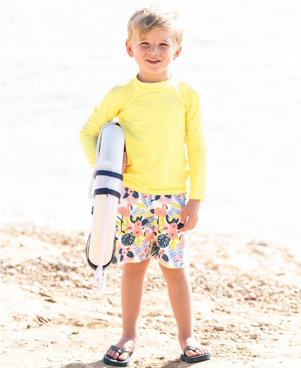 Lemon Long Sleeve Rash Guard