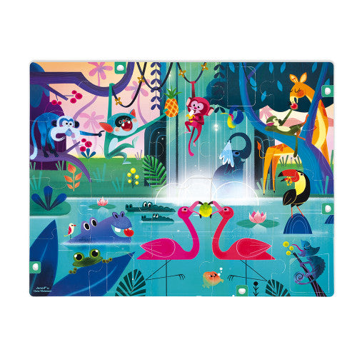 Surprise Puzzle Feast in the Jungle - 20 pieces