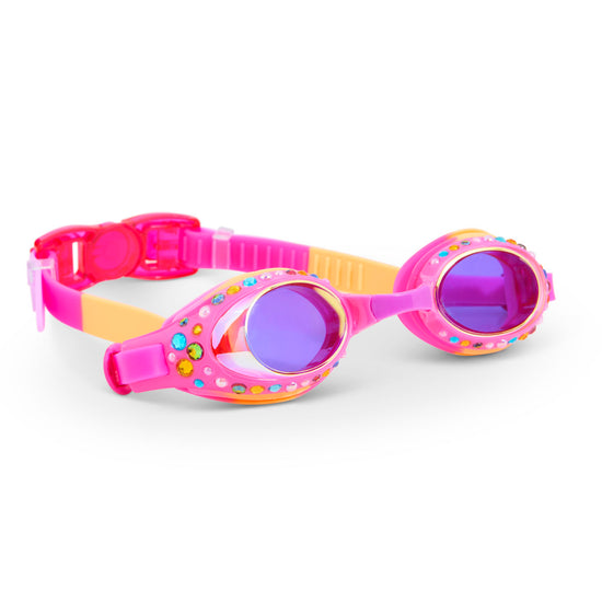 Tropical Tanzanite Glimmering Swim Goggles