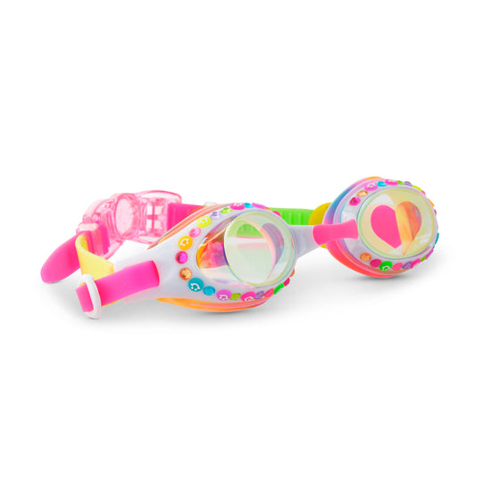 Positively Pink Smile Girl Kids' Swim Goggles