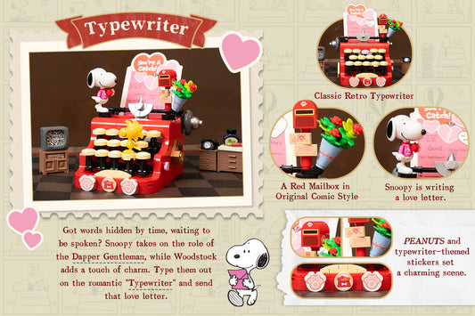 Pantasy x Snoopy Retro Time Series Typewiter