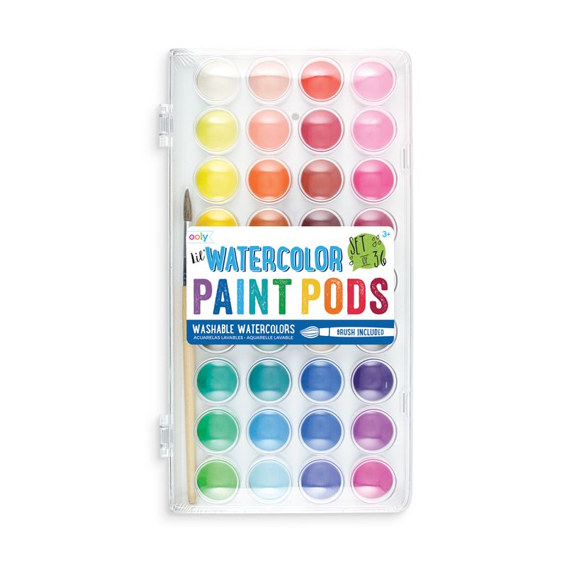 lil' watercolor paint pods
