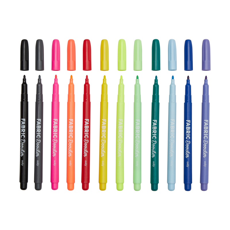 fabric doodlers markers - set of 12