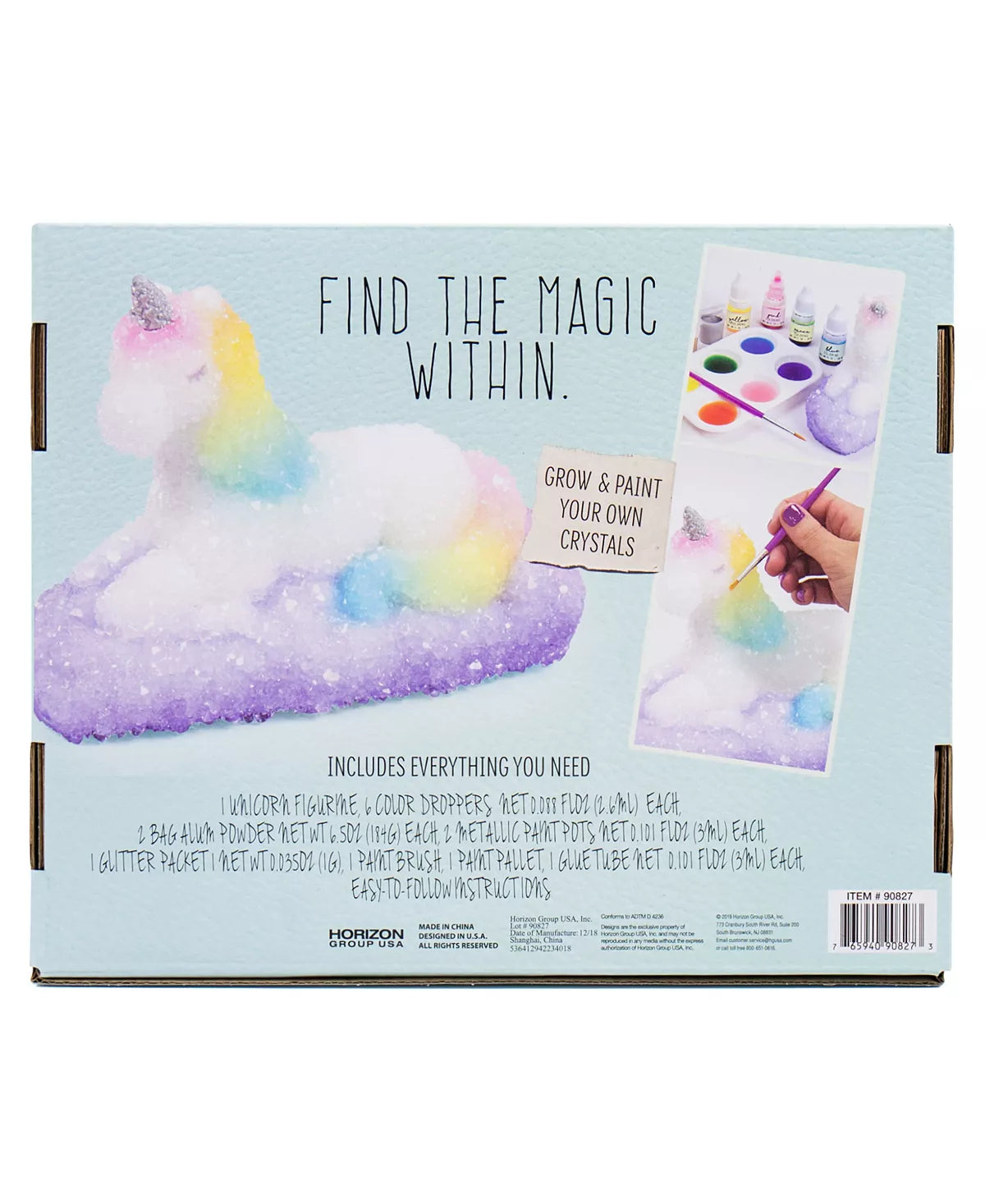 DIY Crystal Growing Unicorn