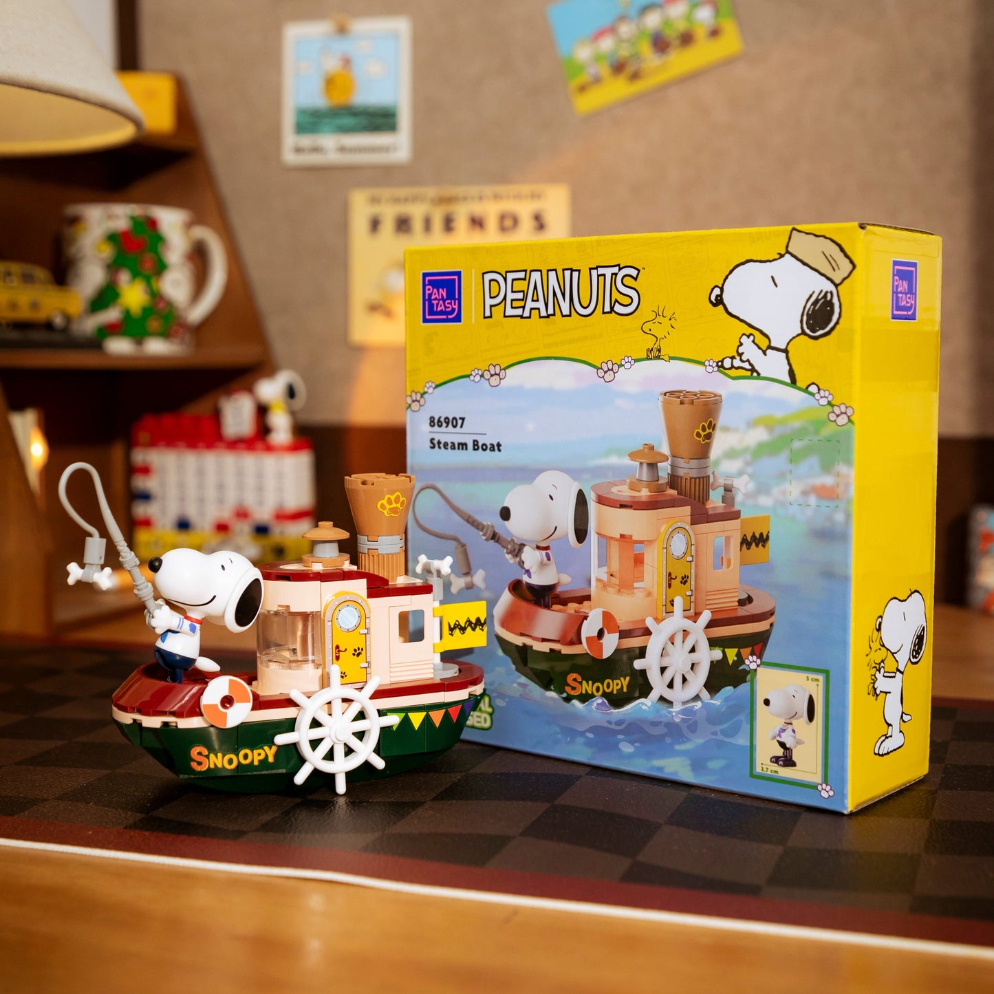 Pantasy x Snoopy Where We Go Series Steam Boat