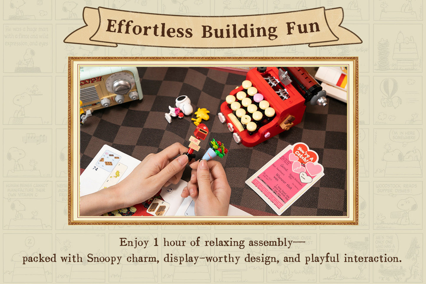 Pantasy x Snoopy Retro Time Series Typewiter