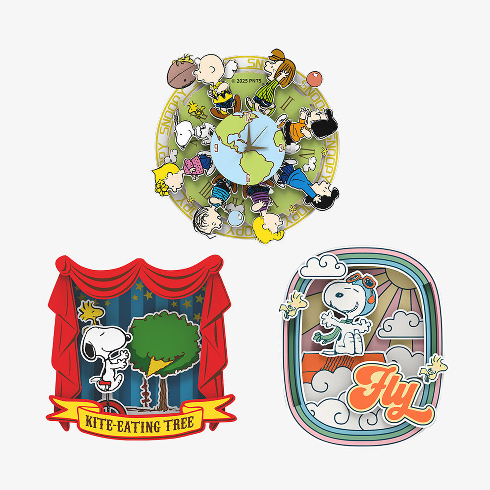 Snoopy Magnet· Around the World·3D Wooden Puzzles