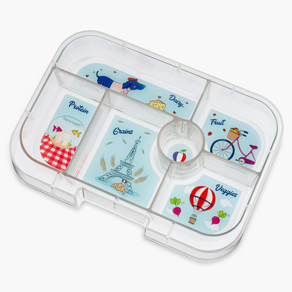 Leakproof Bento Box For Kids - Yumbox Hazy Gray