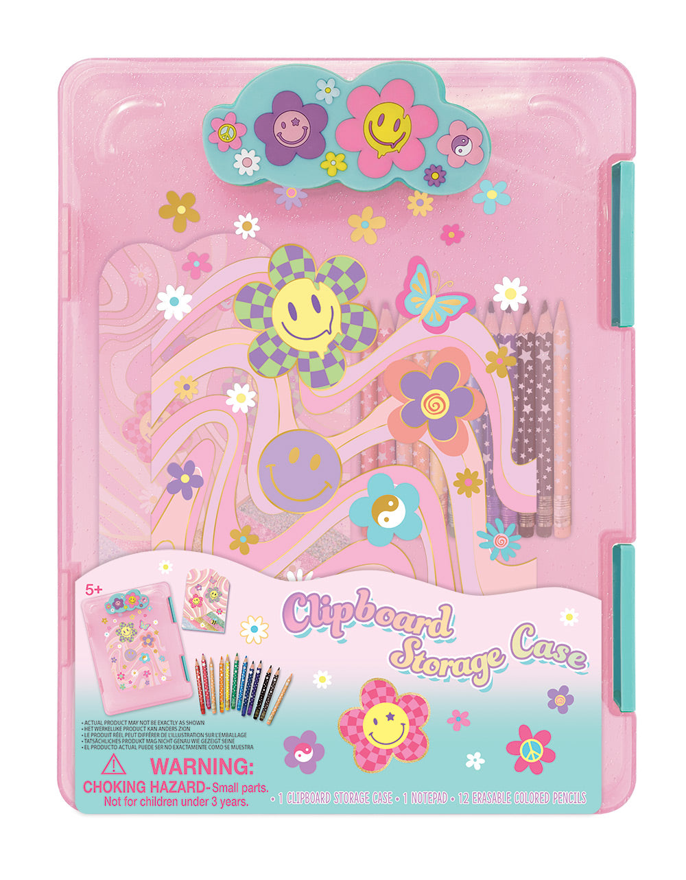 Clipboard Storage Case, Groovy Flower 280GF