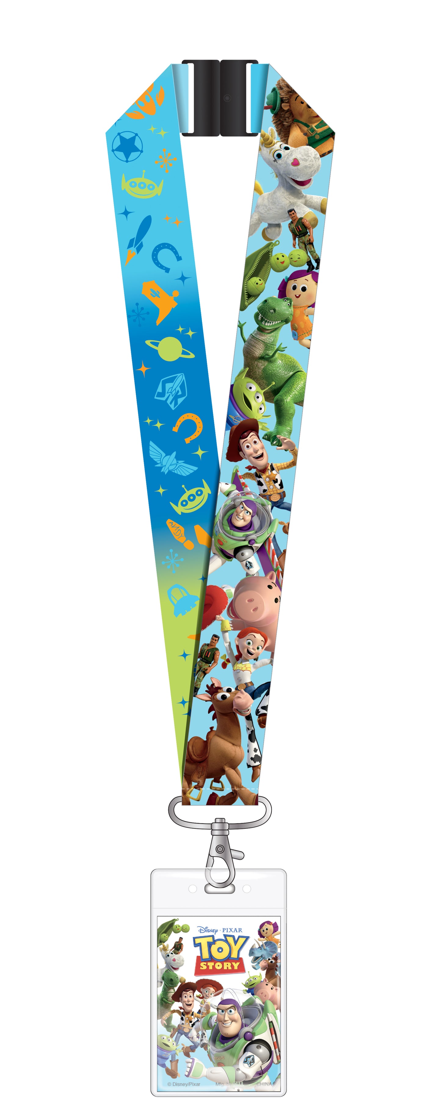 Toy Story Deluxe lanyard with card holder