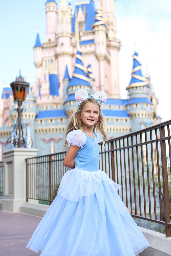 Princess Cinderella blue costume dress