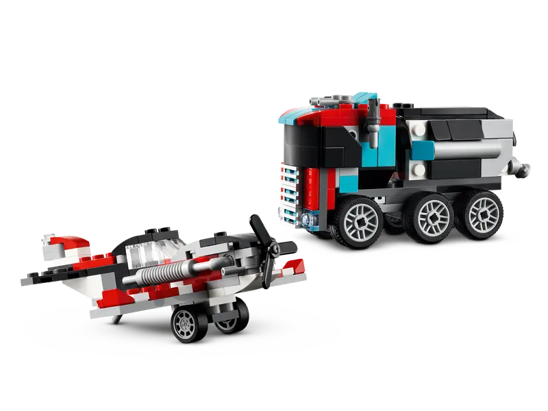 31146 Flatbed Truck with Helicopter