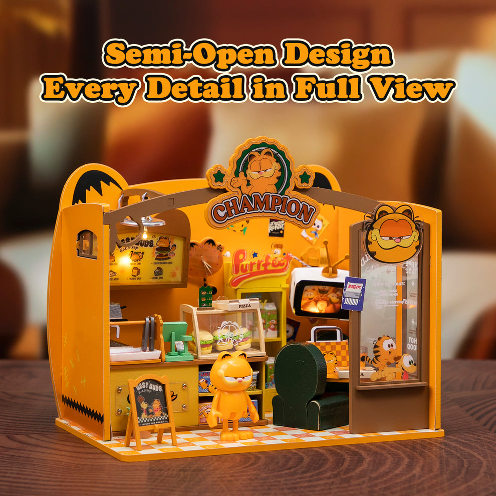 Puremind The Garfield Movie Café Wooden Craft Kit