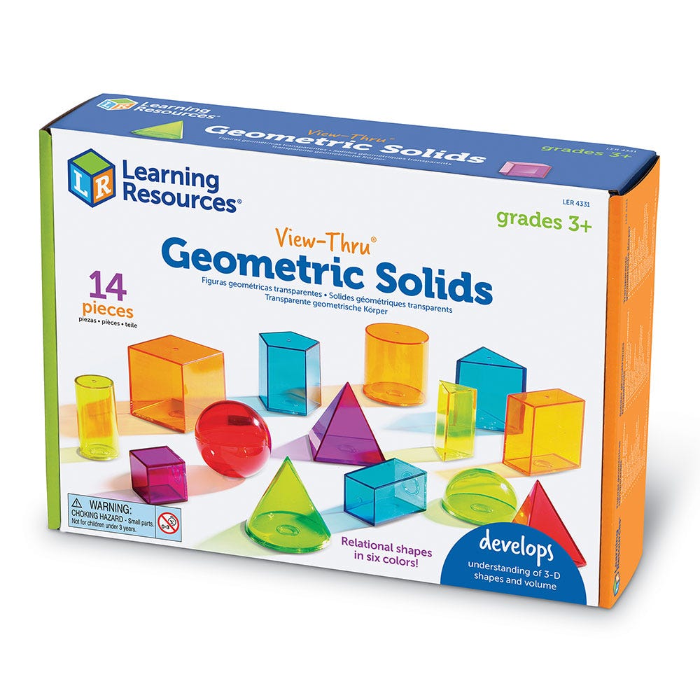 View-Thru® Geometric Solids (Set of 14)