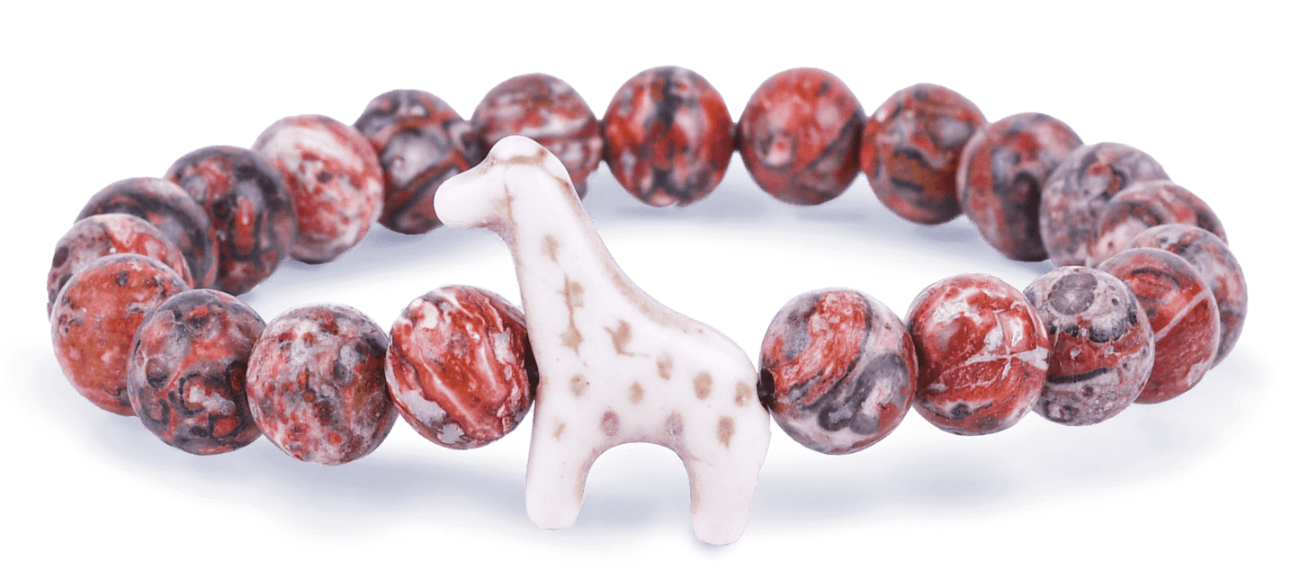 The Trek Bracelet Giraffe - Sahara Stone