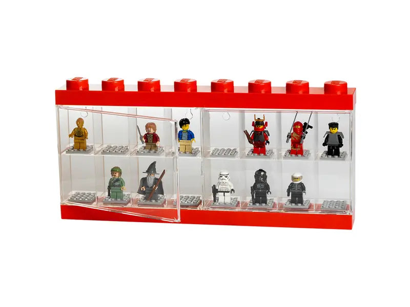 LEGO® Minifigure Display Case 16 – Red