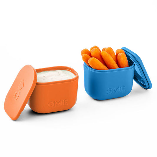 OmieBox UP Dip Containers Blue/Orange