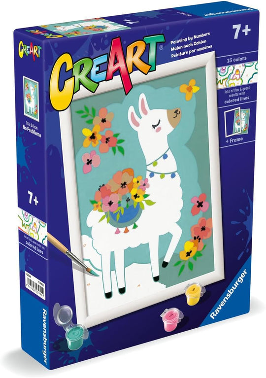 CreArt No Probllama Paint by Numbers Kit