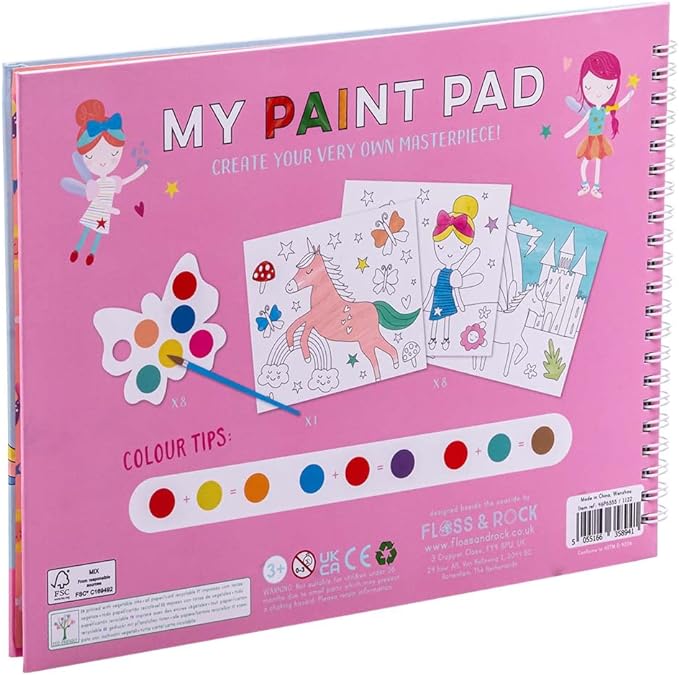 Rainbow Fairy Kids My Painting Pad Set