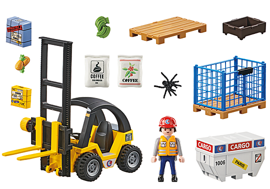 71528 Forklift Truck with Cargo