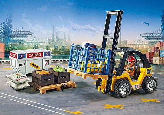 71528 Forklift Truck with Cargo