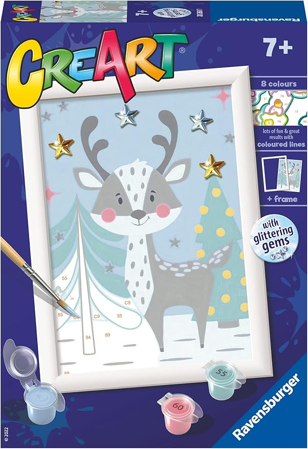 CreArt Cute Deer Paint by Numbers Kit