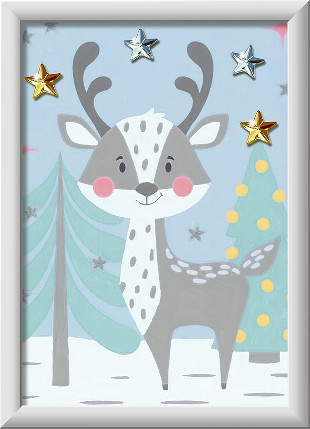 CreArt Cute Deer Paint by Numbers Kit