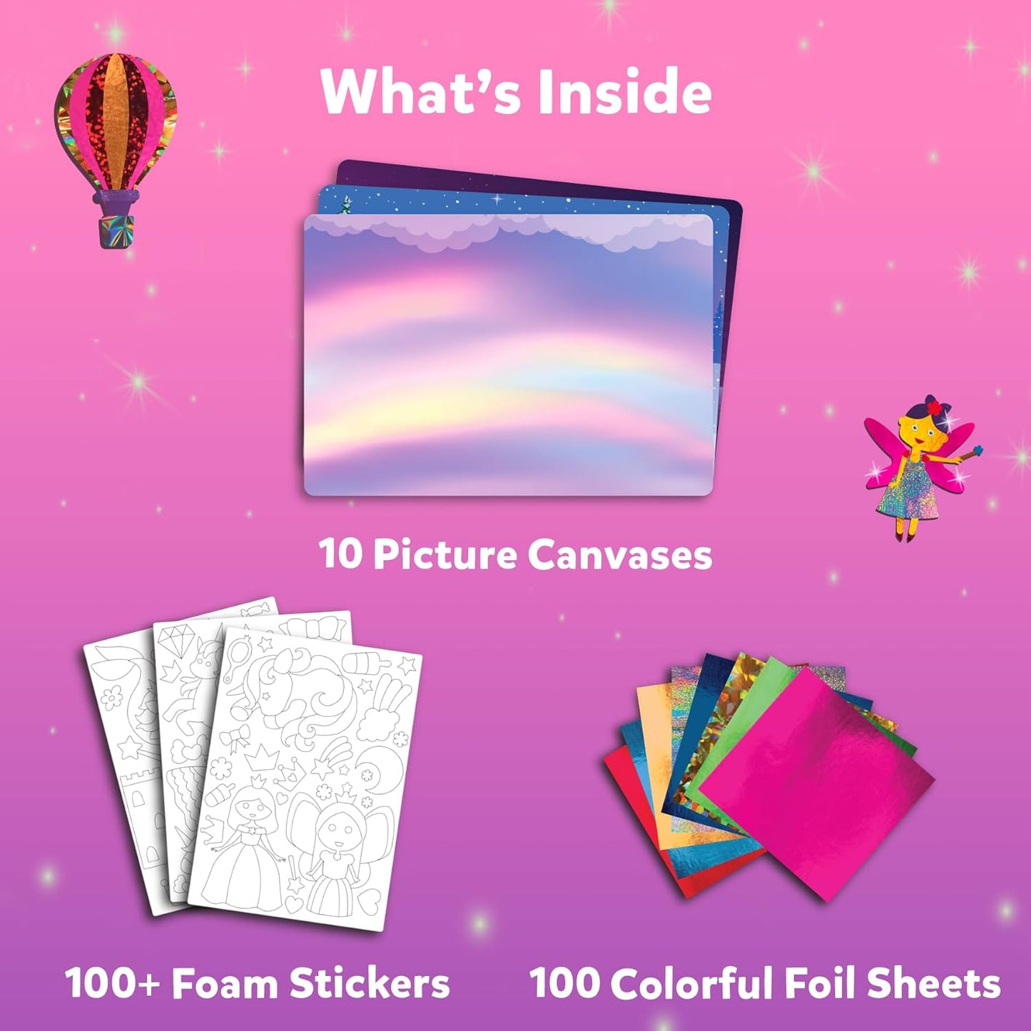 Foil Fun: Unicorn & Princess | No Mess Art Kit