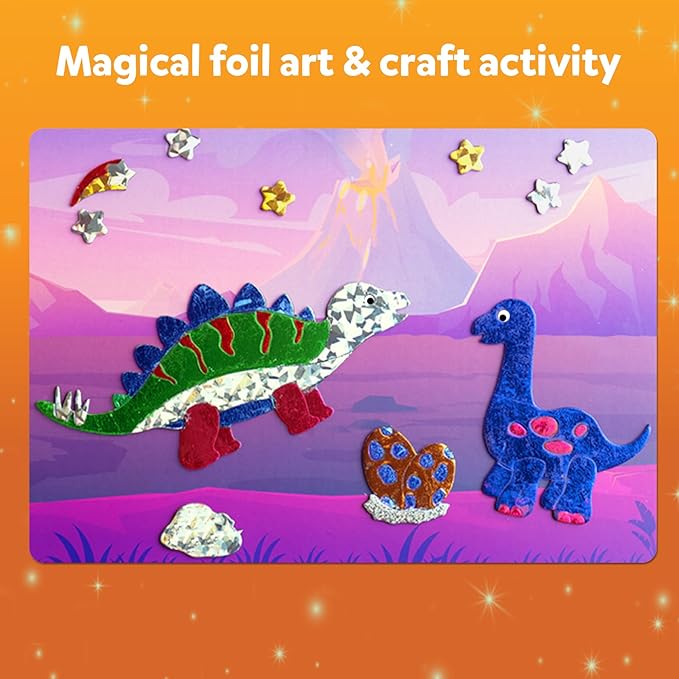 Foil Fun: World Of Dinosaurs | No Mess Art Kit